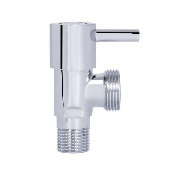 Кран кутовий Thermo Alliance Standart (ручка паличка) з керам.буксою 1/2"Н х 3/4"Н SF343W1520 SD00053530 фото