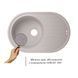 Кухонна мийка Lidz 780x500/200 GRA-09 (LIDZGRA09780500200) SD00039795 фото 5