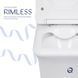 Унітаз-компакт Qtap Kalao безобідковий з сідінням Soft-close QT08221213AW SD00046562 фото 4