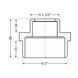 Ніпель Thermo Alliance Standart 2"х1 1/2" ЗР SD4085040 SD00047827 фото 3