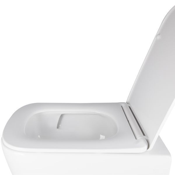 Готовое решение Qtap для ванной комнаты: подвесной унитаз Crow Ultra Quiet 490x360x290 + комплект инсталляции Nest 4 в 1 (квадратная клавиша Chrome) SD00051249 фото