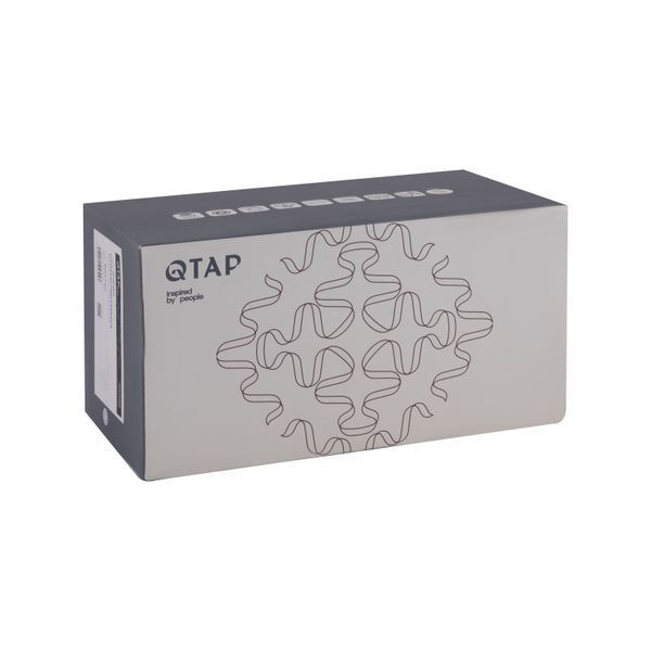 Смеситель для раковины Qtap Gemini скрытого монтажа QTGEM273BLM45694 Black Matt SD00051818 фото