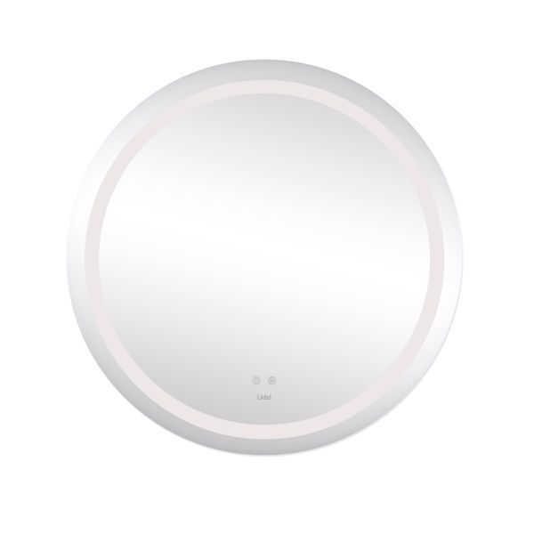Зеркало Lidz Aria R800 с LED-подсветкой Touch, с антизапотеванием, с диммером, рег. яркости LD78LR800 SD00052338 фото
