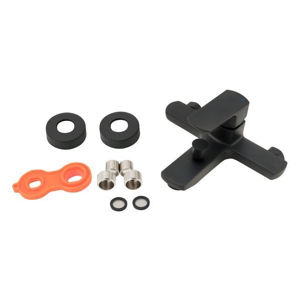 Смеситель для ванны Qtap Lipno QTNH3023101DCB Black Matt SD00042261 фото