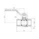 Кран кульовий Thermo Alliance Forte 1&nbsp;1/4" ВР для газа (ручка) SF600G32 SD00010556 фото 2