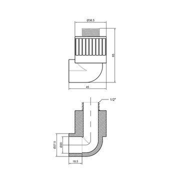 Кутик PPR Thermo Alliance 20х1/2" ЗР SD00029420 фото