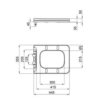 Сидіння для унітаза Qtap Kalao з мікроліфтом Slim QT08991213AW SD00049380 фото