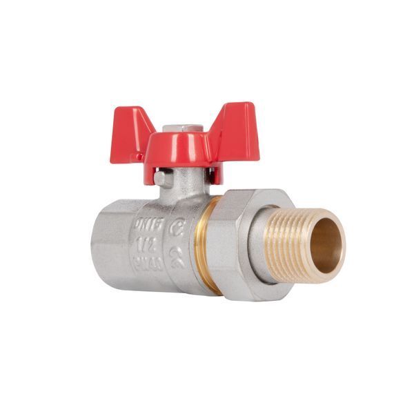 Кран кульовий "Американка" Thermo Alliance Standart 1/2" ВЗ прямий SD220NW15PN40 SD00021421 фото