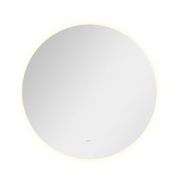 Дзеркало Qtap Taurus R800 з LED-підсвічуванням Touch, з антизапотіванням, з димером, рег. темп. кольору (3000-6500K) QT2478R807 SD00052315 фото