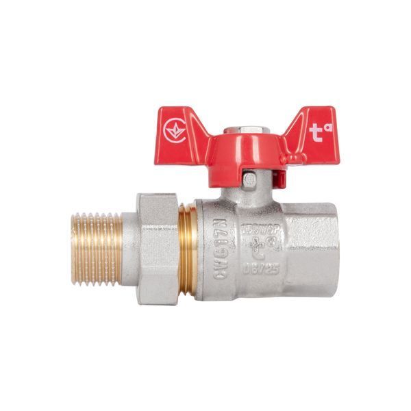 Кран кульовий "Американка" Thermo Alliance Standart 1/2" ВЗ прямий SD220NW15PN40 SD00021421 фото