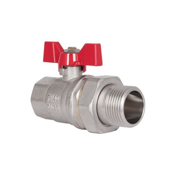 Кран кульовий "Американка" Thermo Alliance Standart 1" ВЗ прямий SD220W25 SD00021314 фото