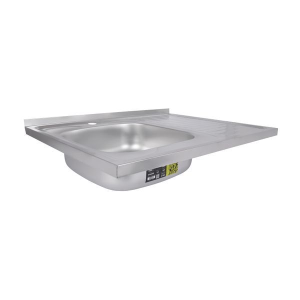 Кухонная мойка Brinex 6080-L 0,6 мм Satin (BRIN6080LSAT06) SD00054108 фото