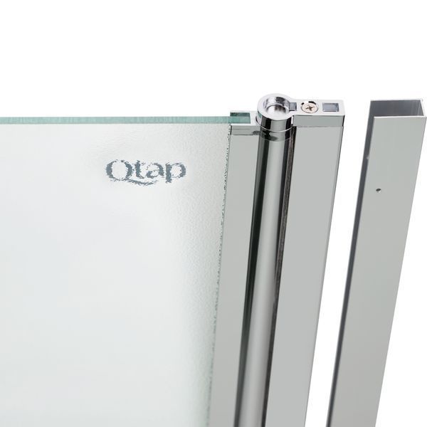 Штора на ванну Qtap Standard CRM407513APR скло Pear 6 мм, 75х140 см, права SD00039719 фото