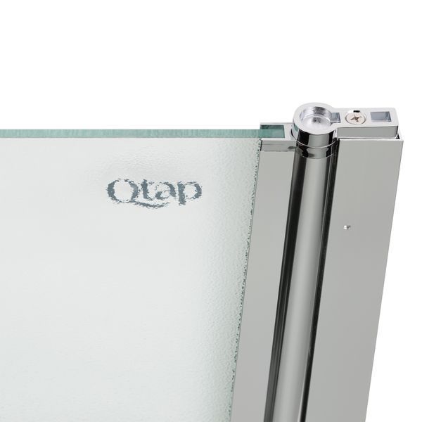 Штора на ванну Qtap Standard CRM407513APR скло Pear 6 мм, 75х140 см, права SD00039719 фото