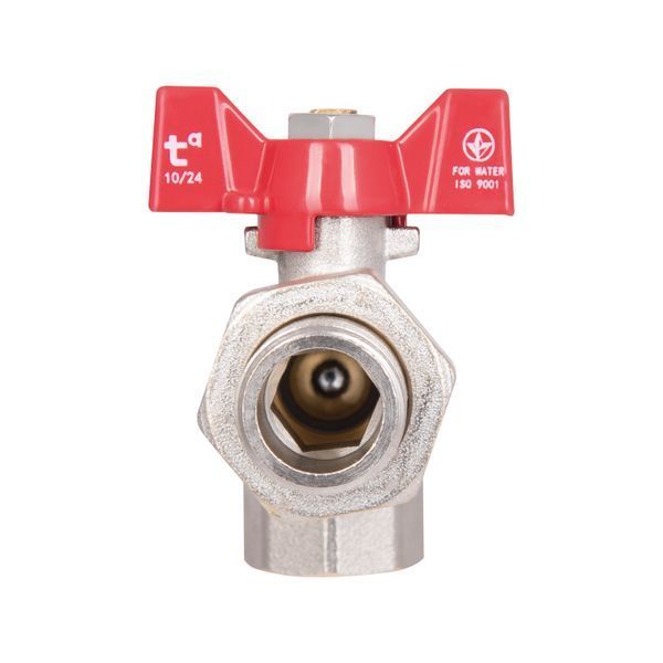 Кран кульовий "Американка" Thermo Alliance Standart кутовий 1/2" ВЗ SD222W15 SD00005696 фото