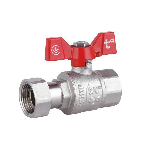Кран кульовий з накидною гайкою Thermo Alliance Forte 3/4" ВР для води прямий SF260W20 SD00021093 фото