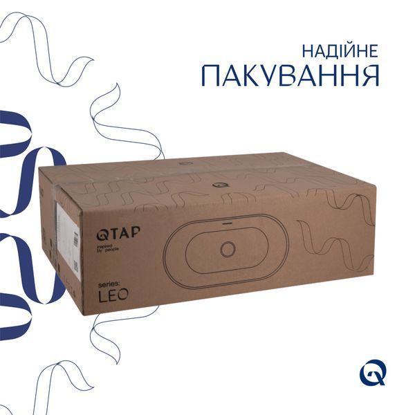 Раковина Qtap Leo 610x405x185 White QT11118014W SD00052899 фото