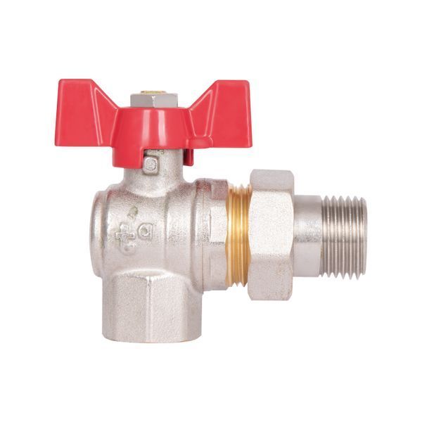 Кран кульовий "Американка" Thermo Alliance Standart кутовий 1/2" ВЗ SD222W15 SD00005696 фото
