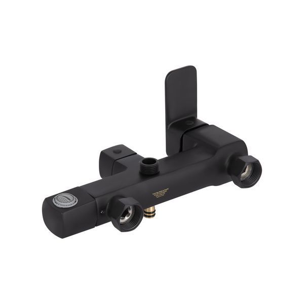 Душевая система для кабины Qtap Capricorn на три потребителя (с изливом) 53103KNB Black Matt SD00047516 фото