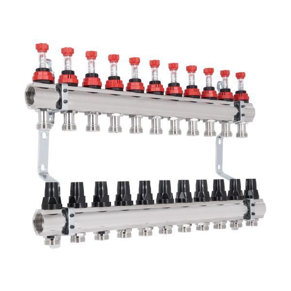 Колектор з витратомірами Thermo Alliance Forte 1" 11 виходів SF001W11 SD00039950 фото