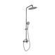 Душова система для душу Lidz Aria 1020 на два споживача (k35) LDARI1020NKS46114 Nickel SD00052238 фото
