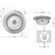 Кухонна мийка Brinex 510-D 0,8 мм Satin (BRIN510SAT08) SD00054087 фото 2