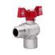 Кран кульовий Thermo Alliance Forte 1/2" ВЗ для води угловой (метелик) SF267W15 SD00025316 фото 1