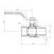 Кран кульовий Thermo Alliance Forte 1&nbsp;1/4 ВЗ для газа (ручка) SF605G32 SD00010558 фото 2