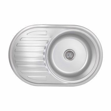 Кухонна мийка Brinex 7750 0,8 мм Micro Decor (BRIN7750MDEC08) SD00054095 фото
