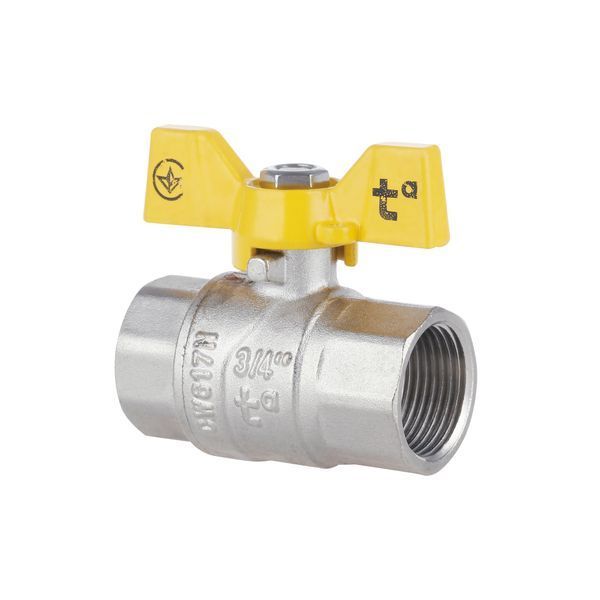 Кран шаровой Thermo Alliance Forte 3/4" ВР для газа (бабочка) SF602G20 SD00010568 фото