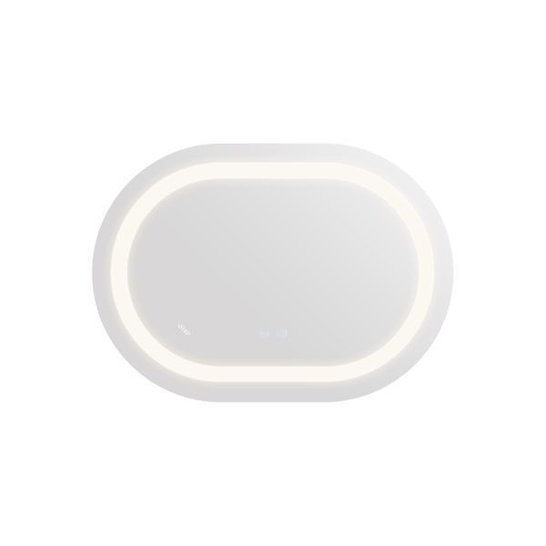 Зеркало Qtap Gemini 600х800 с LED-подсветкой Touch, с антизапотеванием, с диммером, рег. темп. цвета (3000-6500K) Reverse QT2578R6080 SD00052321 фото