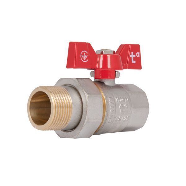 Кран кульовий "Американка" Thermo Alliance Standart 1" ВЗ прямий SD220NW25PN40 SD00021423 фото