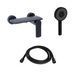 Комплект Qtap Slavonice Black Matt: Змішувач QTROB4060102B + Шланг QTHADPVCSQ160B + Лійка QTRUC125BLM45951 SD00054150 фото
