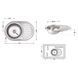 Кухонна мийка Brinex 7750 0,8 мм Micro Decor (BRIN7750MDEC08) SD00054095 фото 2
