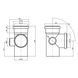 Крестовина канализационная TA Sewage 110х110х110х50, 90&deg; (левая) SD00005893 фото 1