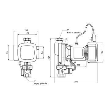 Насос для підвищення тиску Thermo Alliance SCPMN-400N 0,4 кВт SD00046703 фото