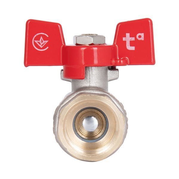 Кран кульовий Thermo Alliance Standart 1/2" ВР для води (метелик) SD602NW15PN40 SD00021323 фото