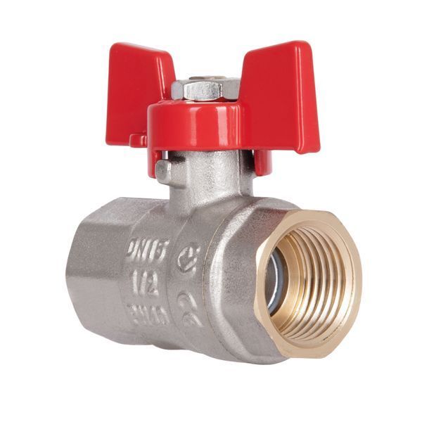 Кран кульовий Thermo Alliance Standart 1/2" ВР для води (метелик) SD602NW15PN40 SD00021323 фото
