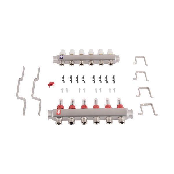 Колектор з витратомірами Thermo Alliance Standart 1" 6 виходів SD0046 SD00041505 фото