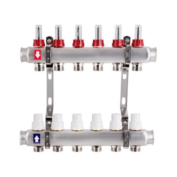 Колектор з витратомірами Thermo Alliance Standart 1" 6 виходів SD0046 SD00041505 фото