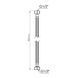 Шланг для води Thermo Alliance Standart 80 см NYLON 1/2"x1/2" ВВ TAS387W80 SD00052980 фото 4