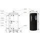 Теплоакумулятор Thermo Alliance TA-ТАМ-00 350 з ізоляцією 60 мм SD00047692 фото 2
