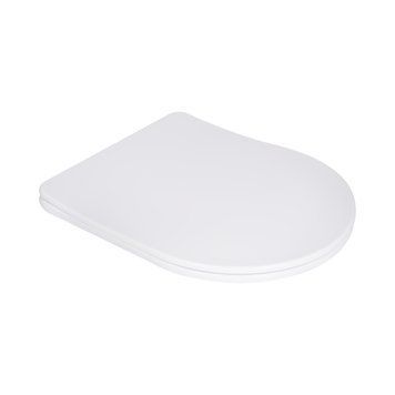 Сидіння для унітаза Qtap (Robin 490,610, Scorpio 490) з мікроліфтом Slim QTSC179W48675 SD00054799 фото