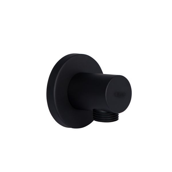 Подключение для шланга Qtap Spojeni округлое QTCRBB030 Black Matt SD00048966 фото