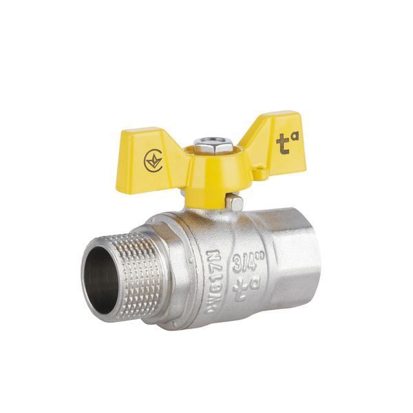 Кран кульовий Thermo Alliance Forte 3/4" ВЗ для газа (метелик) SF607G20 SD00010570 фото