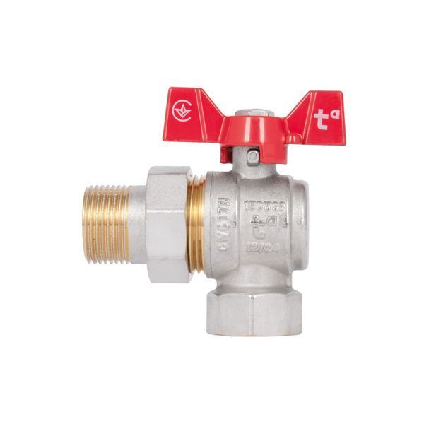 Кран кульовий "Американка" Thermo Alliance Standart 3/4" ВЗ кутовий SD222NW20PN40 SD00021425 фото