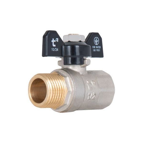 Кран кульовий Thermo Alliance Base 1/2" ВЗ для води (метелик) SD607W15 SD00002815 фото