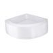 Душова кабіна Latwa SC80x80.SAT.MID.FR полукругла, скло Frost 4 мм + Душовий піддон KAPIELKA ST80x80x26, з панеллю Lidz SD00050785 фото 10