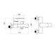 Смеситель для ванны Lidz Arrow 0061 (c душевым гарнитуром) (k35) LDARR0061CRM44956 Chrome SD00051080 фото 2