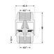 Зворотний клапан Thermo Alliance Base 1"ВВ Slim із латунним штоком TAB240W25S SD00053412 фото 3